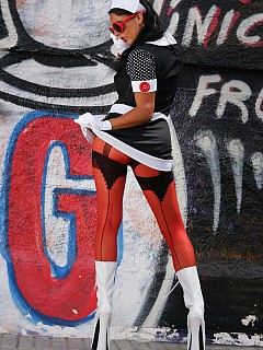 Eve miller in killer plateau heeled boots s image 2