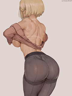 Drawn girls in pantyhose image 2