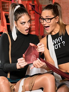 Two girls enjoy a lot of pantyhose image 3