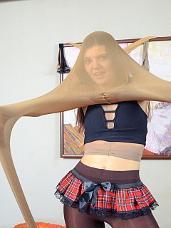 Wendy in pantyhose encase image 8
