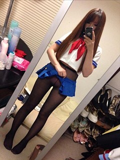 Amateurs pantyhose selfie