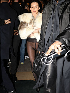 Bianca censori in black pantyhose image 3