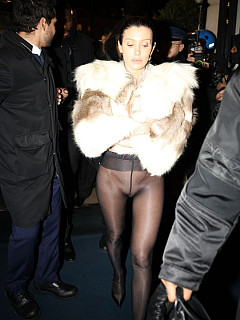 Bianca censori in black pantyhose image 7