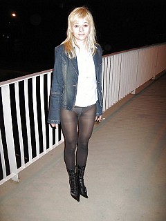 Cute girls in pantyhose shows seductive poses image 2